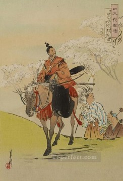  gekko art painting - nihon hana zue 1896 3 Ogata Gekko Ukiyo e